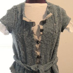 Free People Teal Cardigan Button Up | Size L